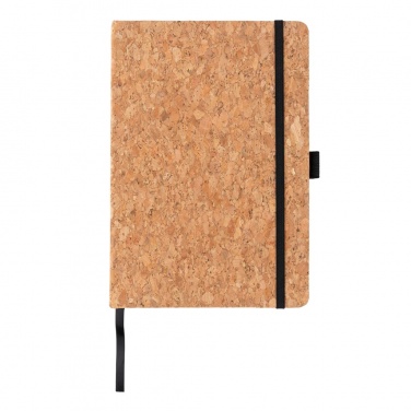 Logo trade promotional item photo of: Cork hardcover notebook A5
