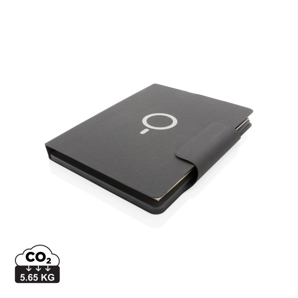 Logotrade advertising products photo of: Artic Magnetic 10W wireless charging A4 portfolio