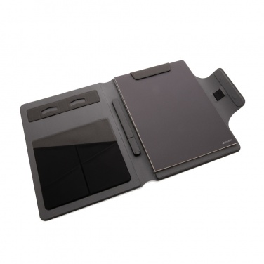 Logo trade promotional merchandise picture of: Artic Magnetic 10W wireless charging A4 portfolio