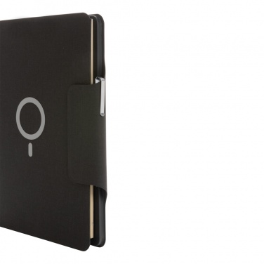 Logo trade business gift photo of: Artic Magnetic 10W wireless charging A4 portfolio
