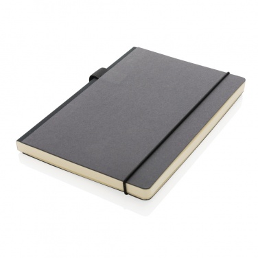 Logo trade promotional giveaway photo of: A5 deluxe kraft hardcover notebook