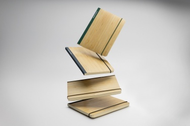 Logo trade promotional products image of: Scribe bamboo A5 Notebook