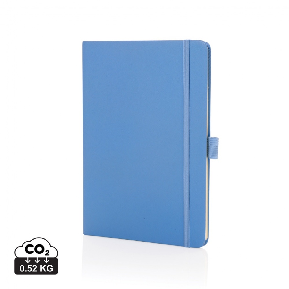 Logo trade promotional giveaways image of: Sam A5 RCS certified bonded leather classic notebook