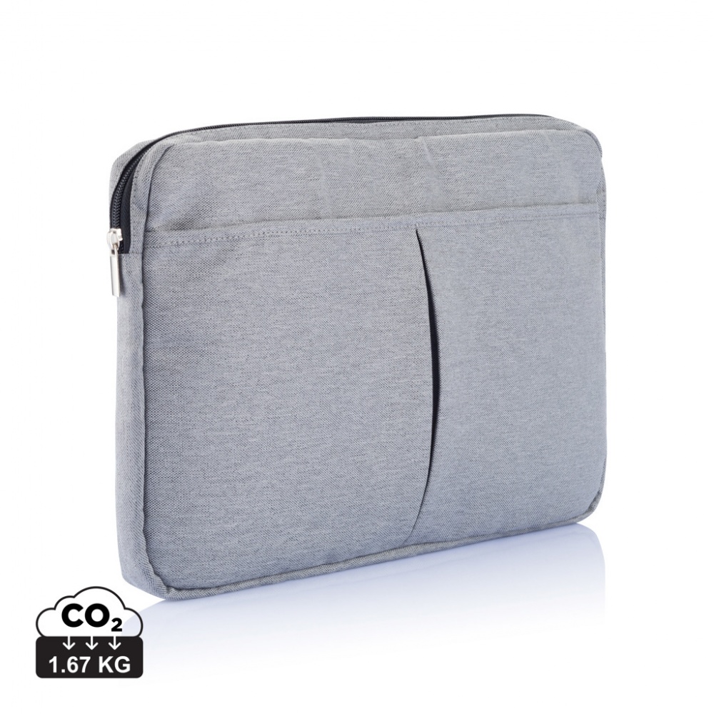 Logo trade promotional giveaways image of: Laptop sleeve 15” PVC free