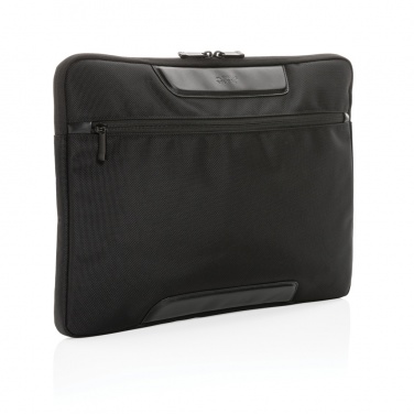 Logo trade promotional gift photo of: Swiss Peak AWARE™ RPET Voyager 15.6" laptop sleeve
