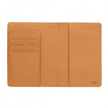 Logo trade corporate gifts image of: Cork secure RFID passport cover