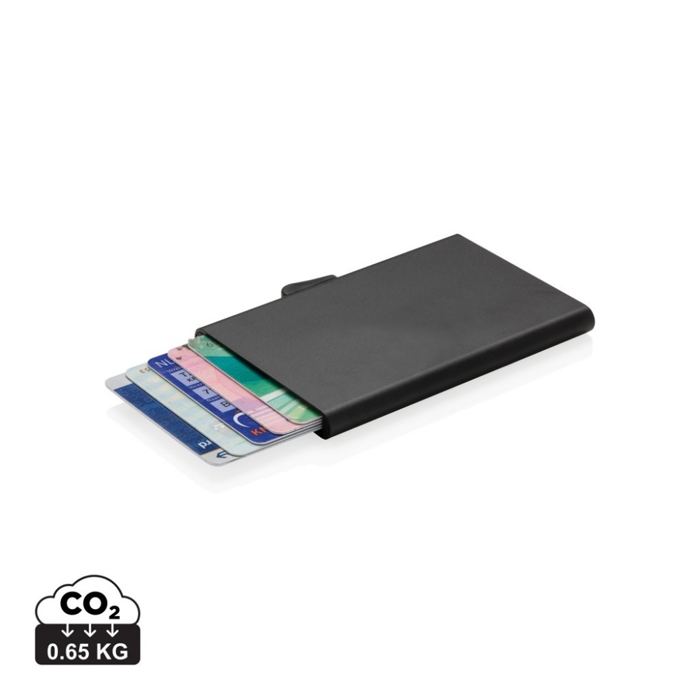Logo trade promotional merchandise picture of: C-Secure aluminium RFID card holder