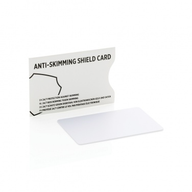 Logo trade promotional gift photo of: Anti-skimming RFID shield card with active jamming chip