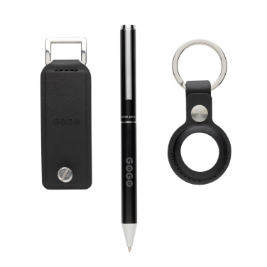 Logo trade promotional giveaways picture of: SP Tula RCS certified rPU 3 piece deluxe gift set
