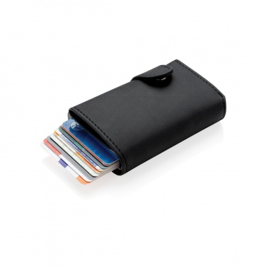 Logotrade advertising product image of: Standard aluminium RFID cardholder with PU wallet