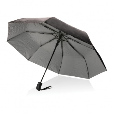 Logo trade promotional products picture of: 21" Impact AWARE™ RPET 190T Pongee dual colour mini umbrella