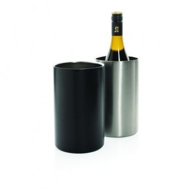 Logo trade business gifts image of: Vino RCS certified recycled stainless steel wine bucket