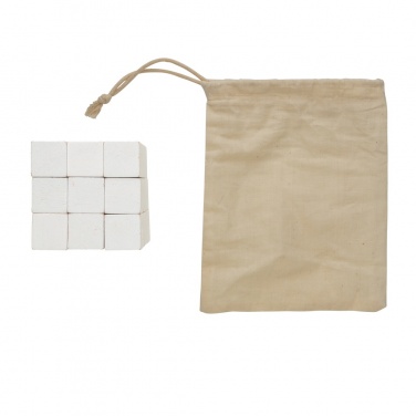 Logo trade promotional items picture of: Wooden brain game in canvas pouch