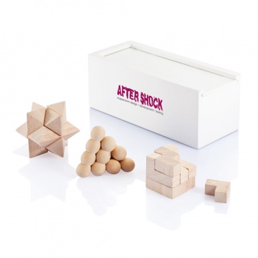 Logotrade advertising product image of: 3 pcs brain teaser set