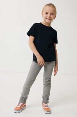 Logo trade promotional gift photo of: Iqoniq Koli kids lightweight recycled cotton t-shirt
