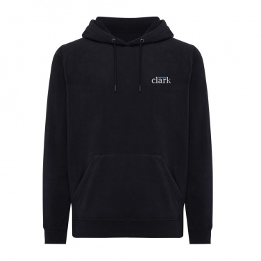 Logo trade promotional item photo of: Iqoniq Trivor recycled polyester microfleece hoodie