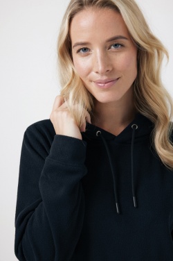 Logo trade promotional giveaway photo of: Iqoniq Trivor recycled polyester microfleece hoodie