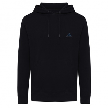Logo trade business gifts image of: Iqoniq Rila lightweight recycled cotton hoodie