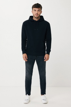 Logo trade promotional merchandise picture of: Iqoniq Rila lightweight recycled cotton hoodie