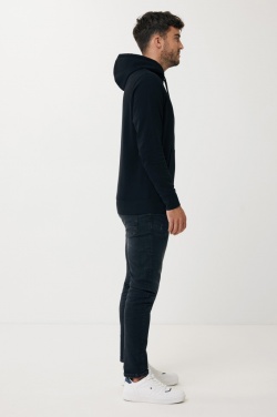 Logo trade corporate gifts picture of: Iqoniq Rila lightweight recycled cotton hoodie