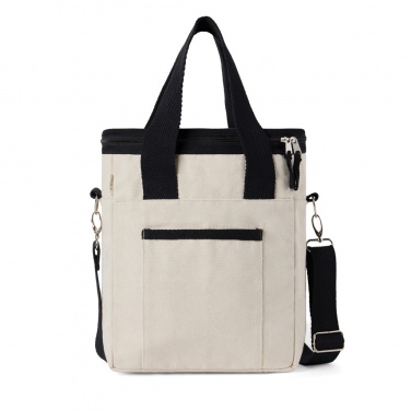 Logo trade promotional merchandise picture of: VINGA Volonne AWARE™ recycled canvas cooler tote bag