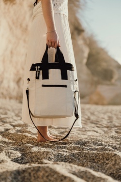 Logo trade promotional gifts picture of: VINGA Volonne AWARE™ recycled canvas cooler tote bag