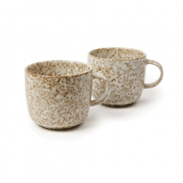 Logo trade promotional merchandise picture of: VINGA Nuvem stoneware mug, 2 pcs set