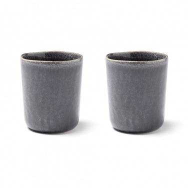 Logo trade corporate gift photo of: VINGA Nomimono stoneware mug, 2 pcs set