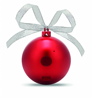 Logo trade corporate gifts picture of: Speaker Christmas ball