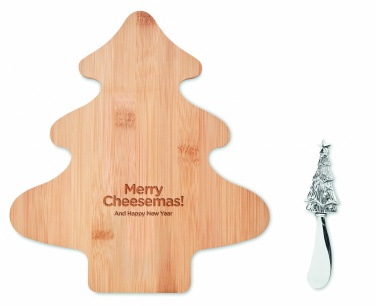 Logotrade promotional item picture of: Cheese board set in bamboo Essen
