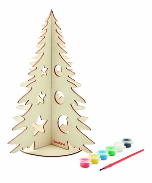 Logo trade corporate gifts picture of: DIY wooden Christmas tree