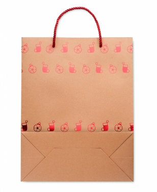 Logo trade promotional products picture of: Gift paper bag with pattern