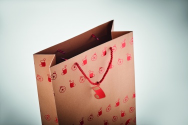 Logo trade advertising products picture of: Gift paper bag with pattern