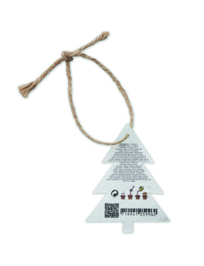 Logo trade advertising products picture of: Seed paper Xmas ornament