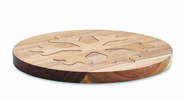Logotrade promotional item picture of: Acacia wooden pot holders set