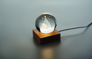 Logotrade promotional giveaways photo of: Christmas LED crystal ball