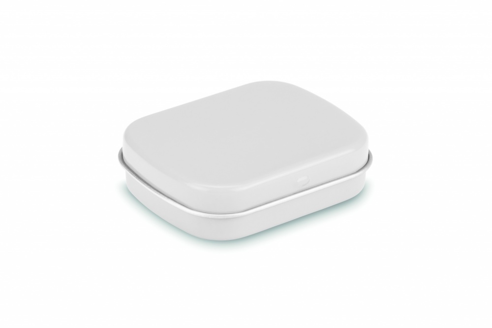 Logo trade business gift photo of: Easy tin silver w/mints