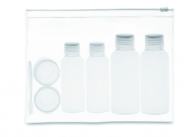Logo trade promotional giveaways picture of: Travelling pouch with bottles