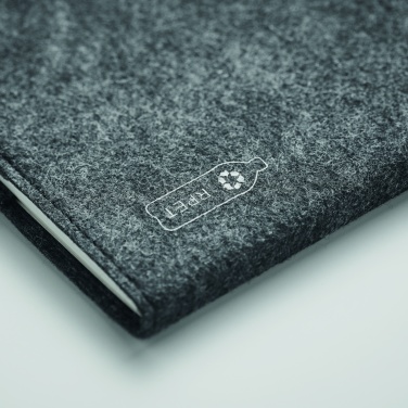 Logotrade business gift image of: A5 notebook RPET felt