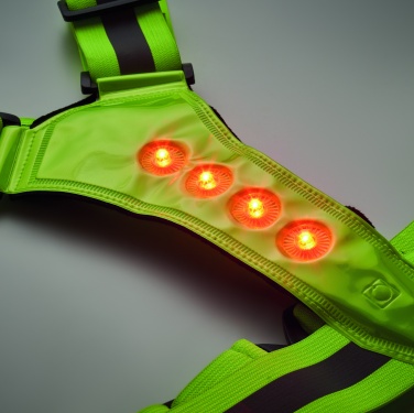 Logo trade advertising product photo of: Reflective body belt with LED
