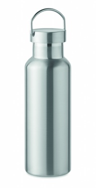 Logo trade corporate gifts picture of: Double wall bottle 500 ml