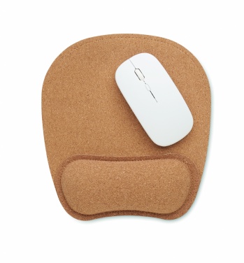 Logo trade business gift photo of: Ergonomic cork mouse mat