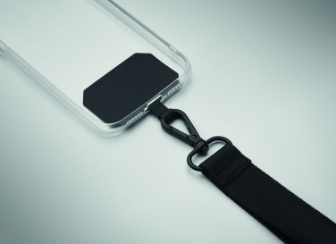 Logo trade promotional merchandise picture of: Polyester phone wrist strap