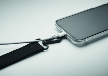 Logotrade promotional product image of: Polyester phone wrist strap
