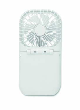 Logo trade promotional merchandise photo of: Portable foldable or desk fan