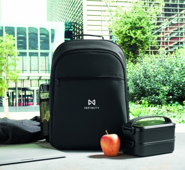 Logo trade advertising products picture of: 300D RPET Cooling backpack