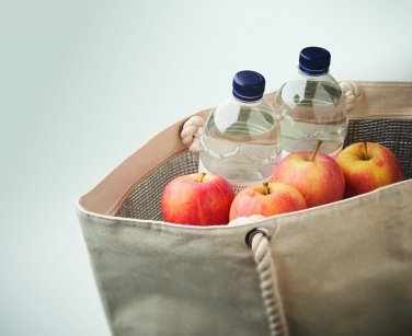Logo trade business gifts image of: Beach cooler bag in cotton