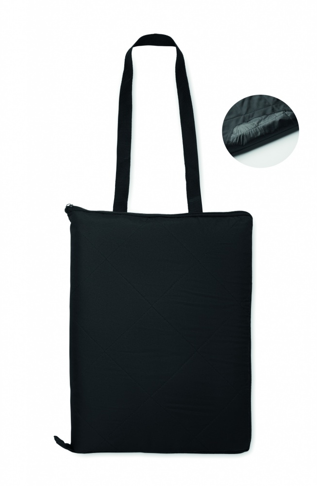 Logo trade promotional giveaway photo of: Foldable picnic blanket