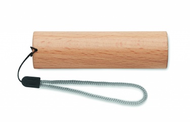Logotrade advertising product image of: Beech wood rechargeable torch