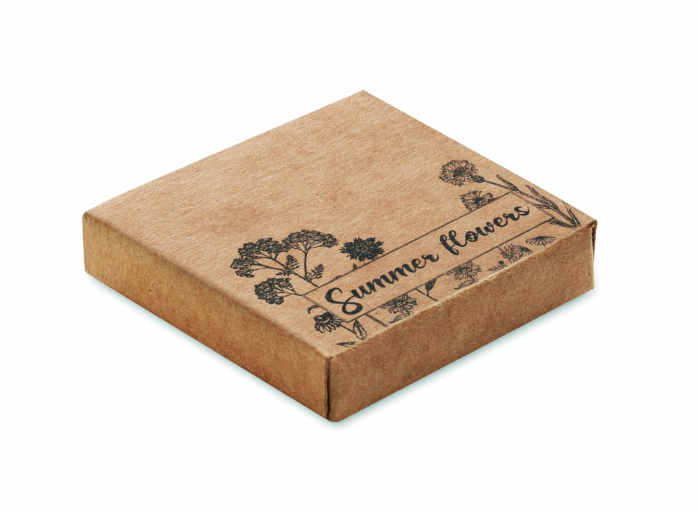 Logo trade promotional item photo of: Mix flowerseeds disc